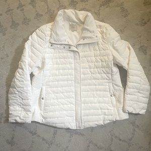 Loft winter white puffer coat
